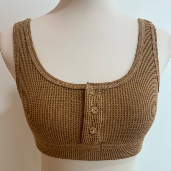 SKIMS NWOT Waffle Knit Bralette - Picture 2 of 6